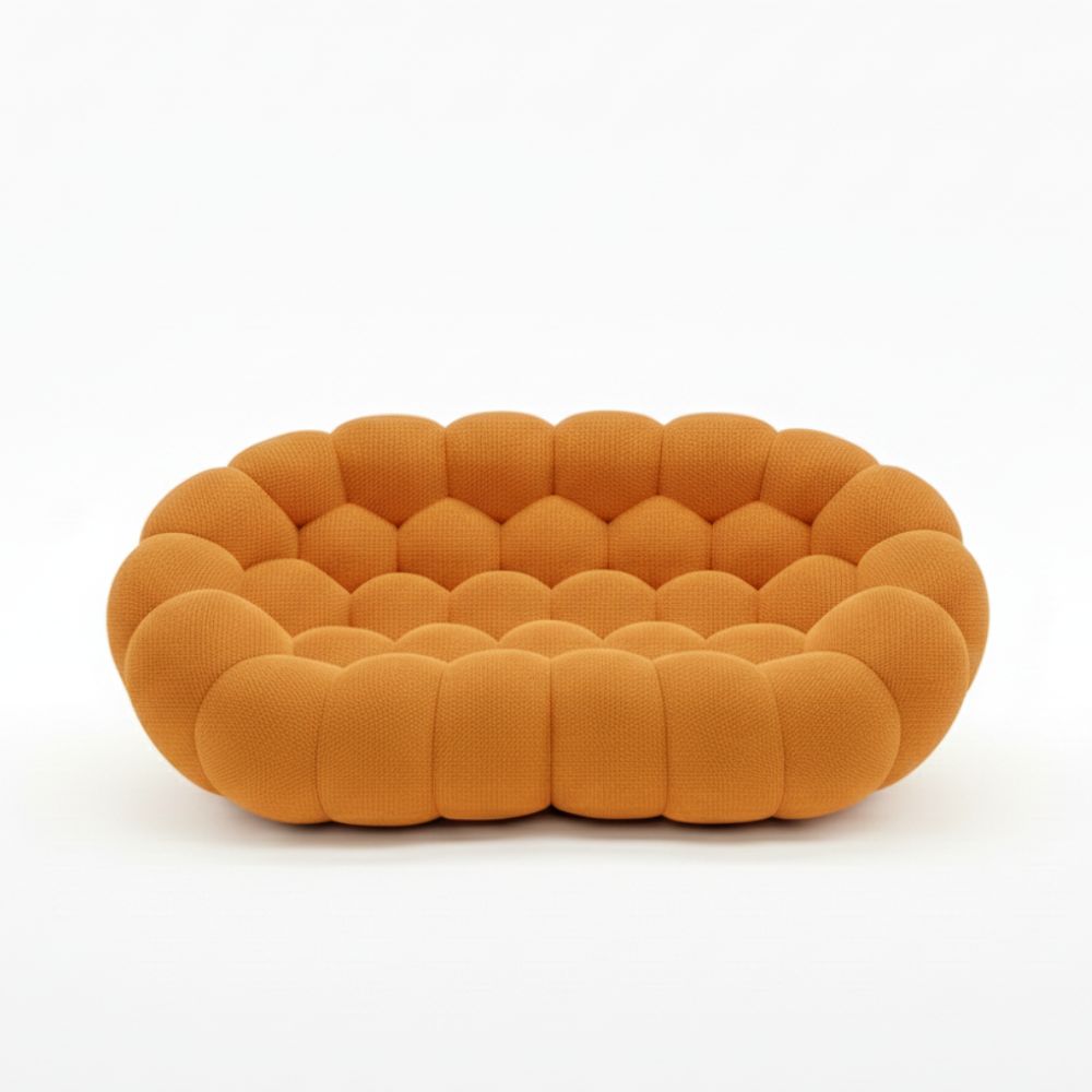 Lumo Classic - Bubble Sofa Compressé Orange 2 Places