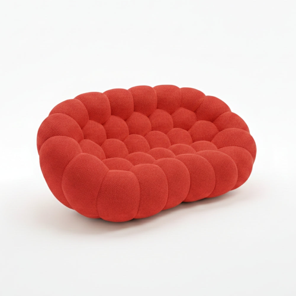 Lumo Classic - Bubble Sofa Compressé Rouge 2 Places