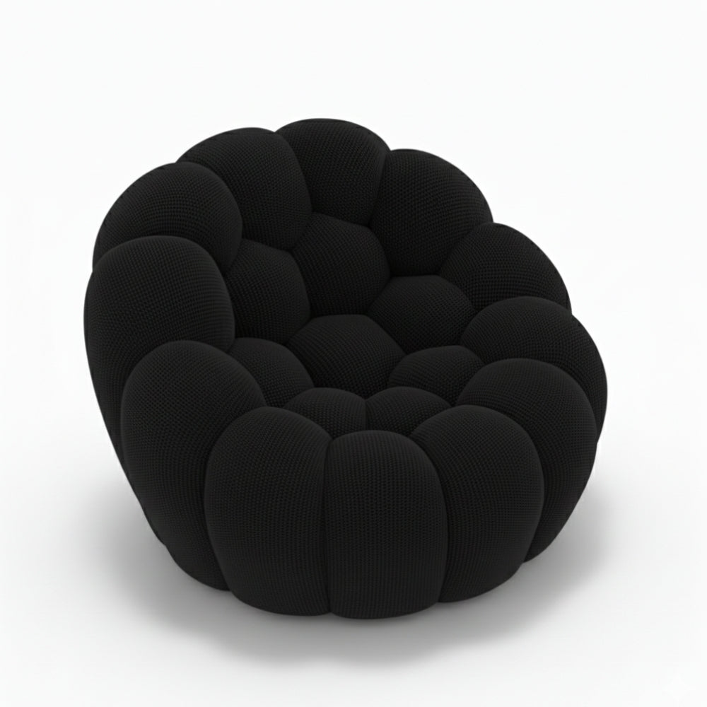 Lumo Mini - Fauteuil Bubble Compressé Noir