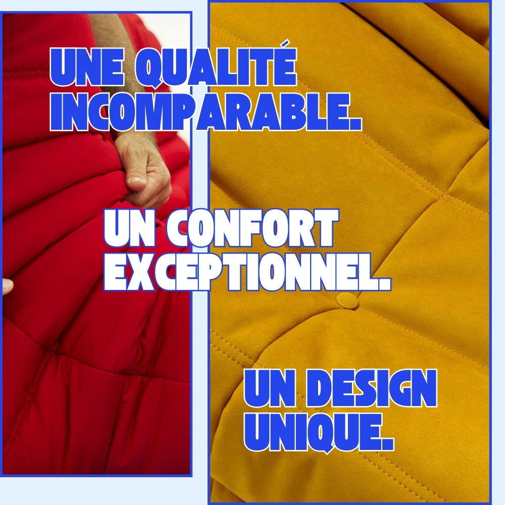 Koto - Canapé Togo Compressé Jaune