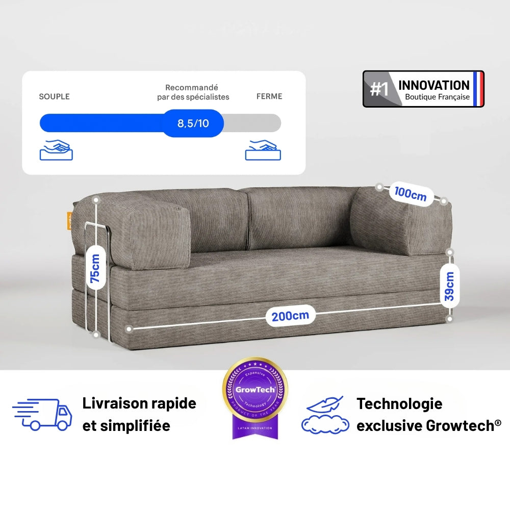 Nubo – Canapé Compressé Kaki