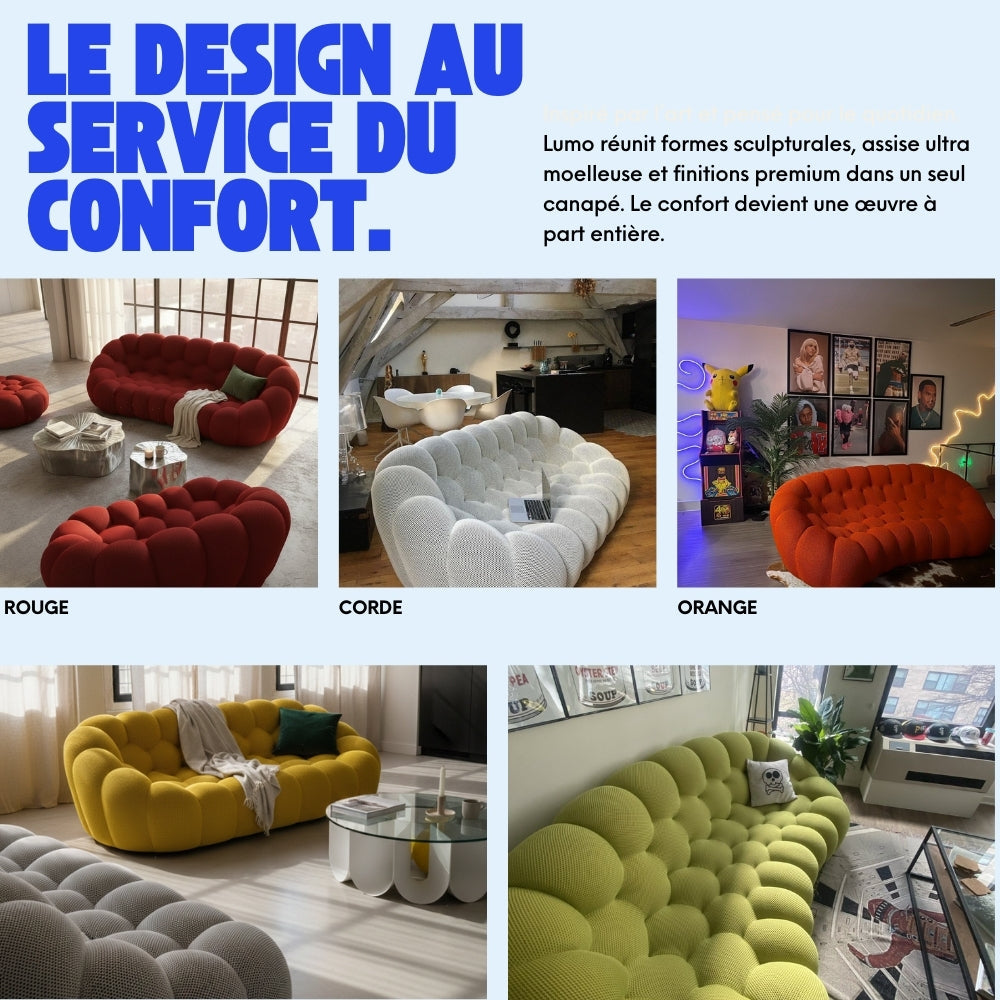 Lumo - Bubble Sofa Compressé Corde
