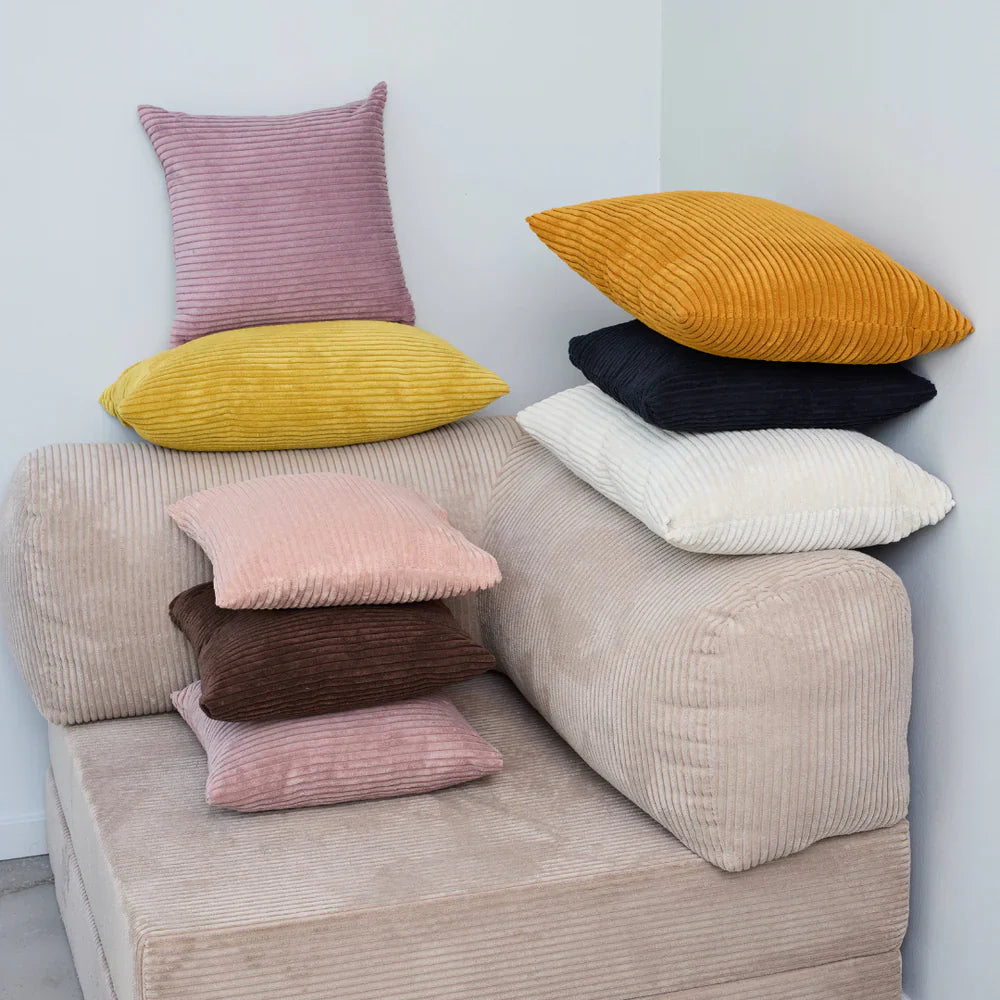 Pillo – Coussins Compressés en Velours Côtelé