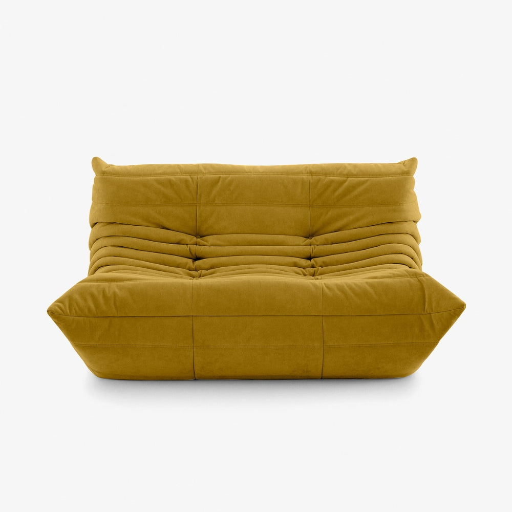 Koto Classic - Canapé Togo Compressé Jaune 2 Places