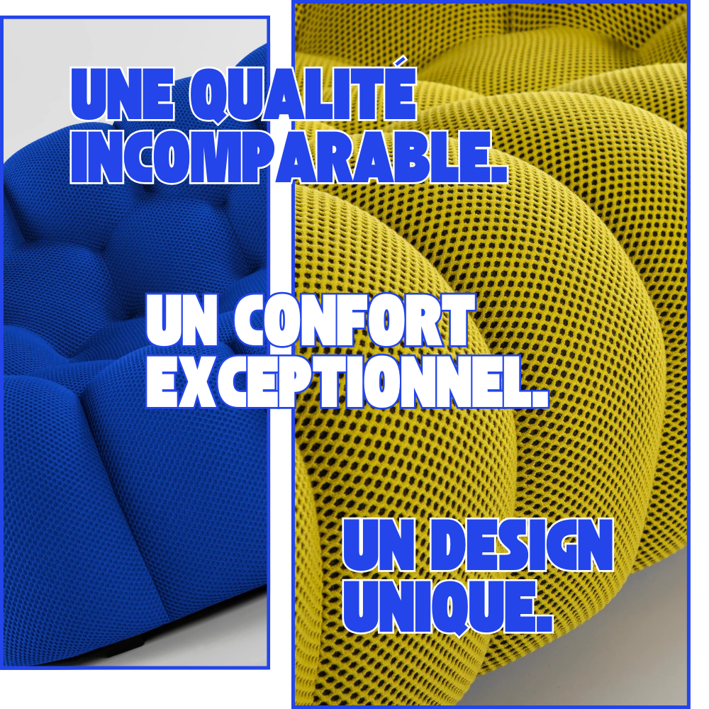 Lumo Mini - Fauteuil Bubble Compressé Noir