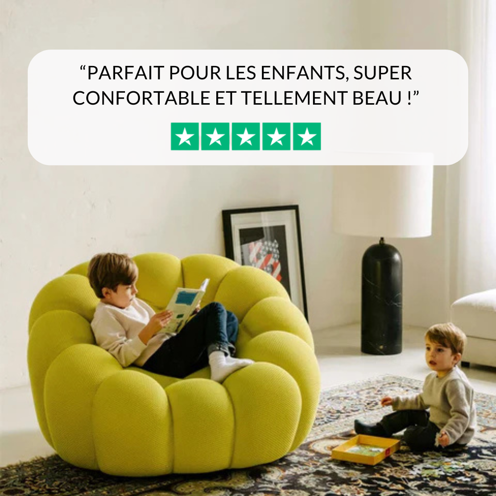 Lumo Mini - Fauteuil Bubble Compressé Rouge